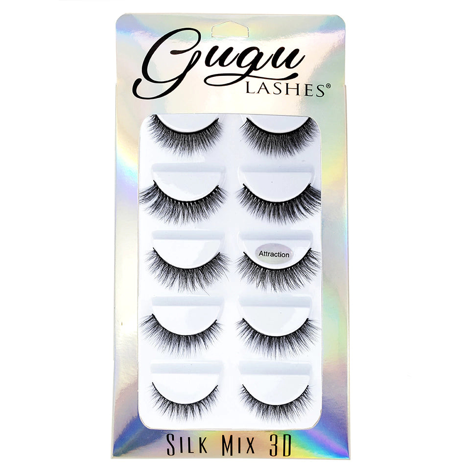 Mix 3D Pestañas Plata - Gugu Lashes