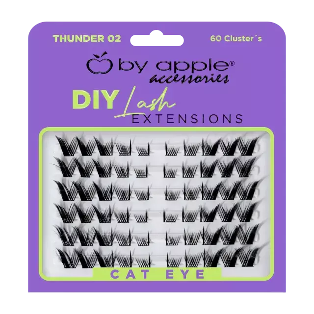 Pestañas Diy Clusters Efecto "Cat Eye" - By Apple
