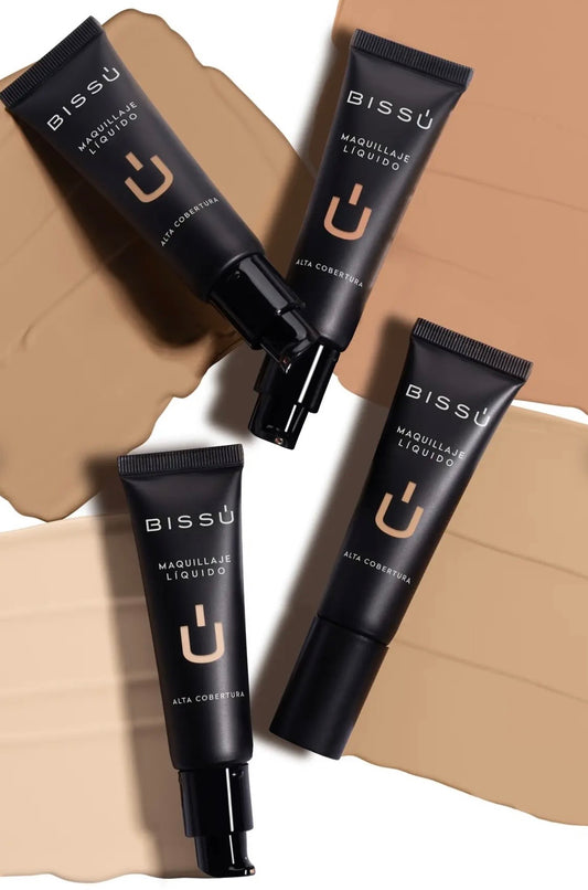 Maquillaje Liquido Alta cobertura - Bissu