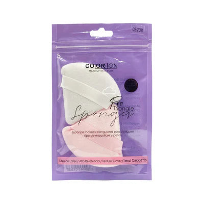 Esponja facial triangular CE238 - Colorton