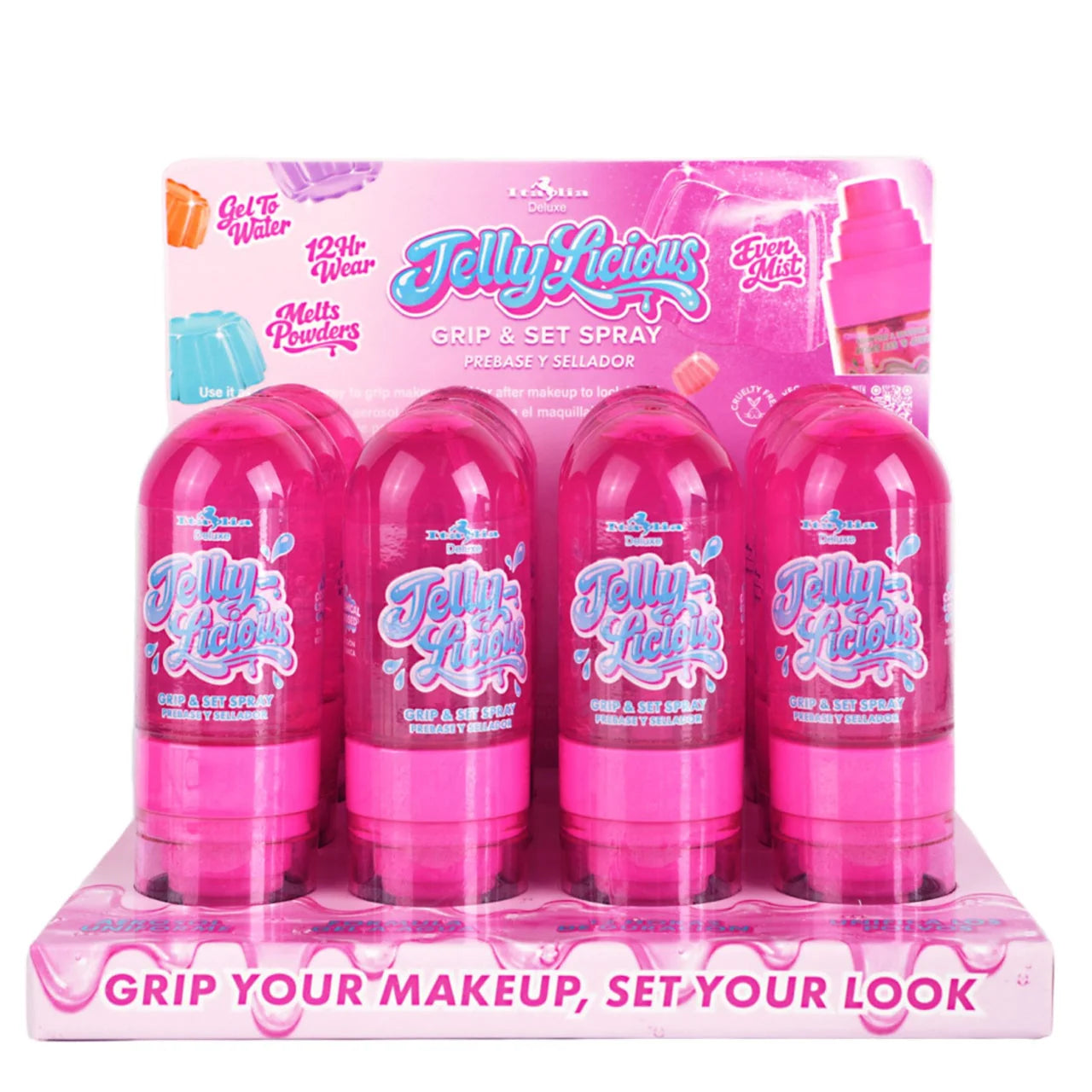 Display 12 pzs Prebase y Sellador de Maquillaje - Italia Deluxe