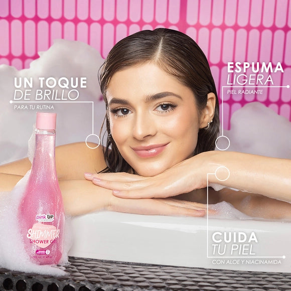 Gel Corporal de Ducha con Glitter 350 ml - Pink Up