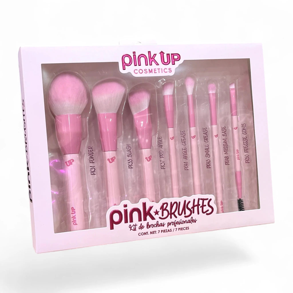 Kit de brochas Profesionales - Pink Up
