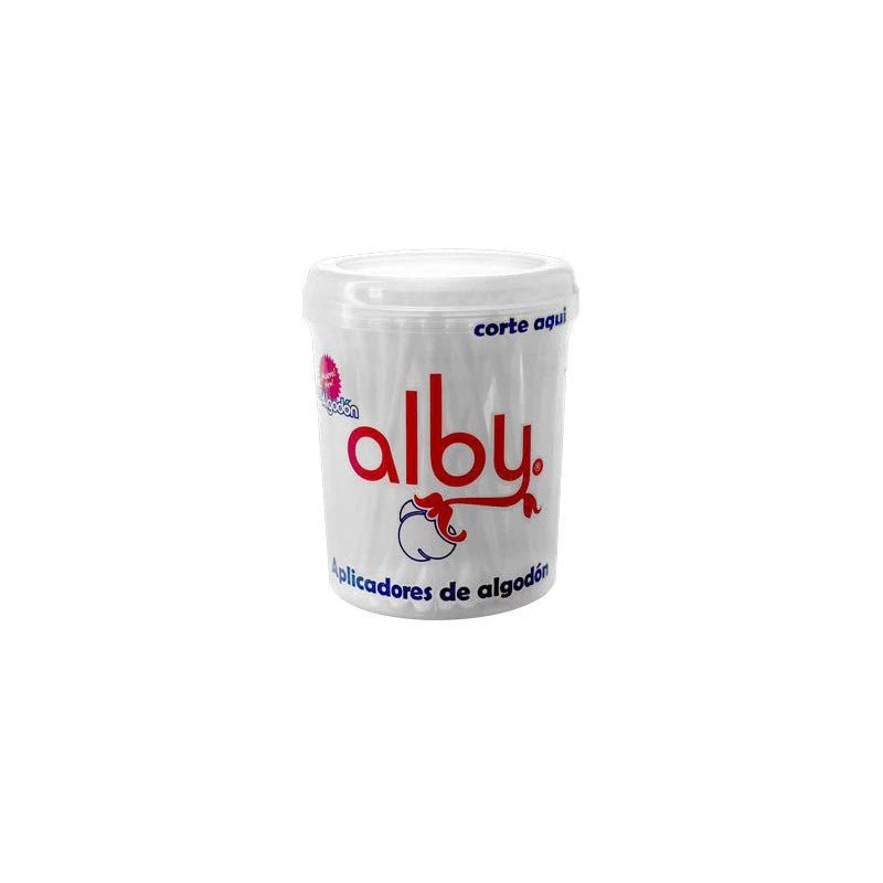 Aplicadores de algodón 100 pzs - Alby