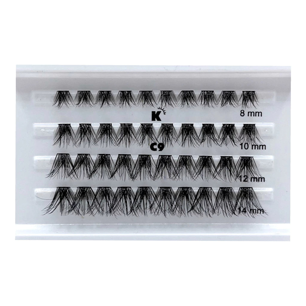 Set Pestañas Diy 40 Clusters - Kiki Lashes