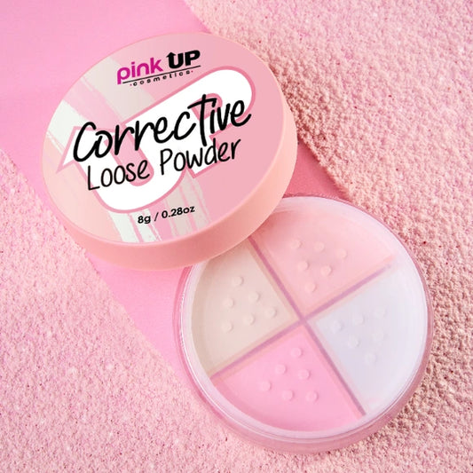 Polvo Traslucido para Rostro "Corrective Loose" - Pink Up