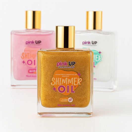 Aceite Corporal Hidratante con Glitter - Pink Up
