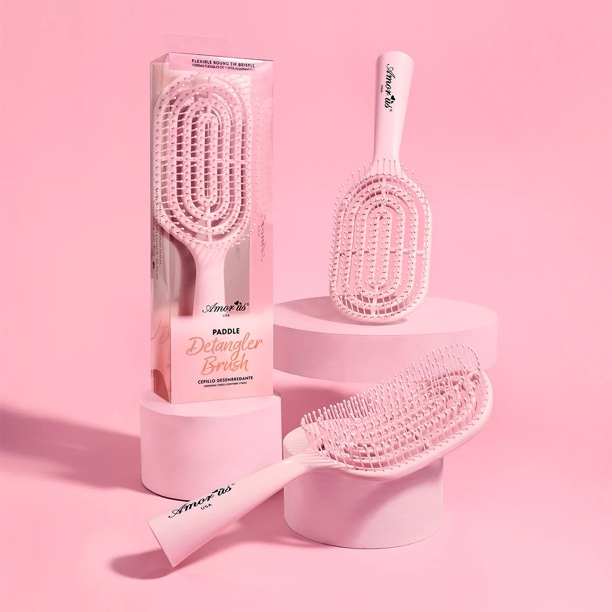 Cepillo para cabello “Detangler Brush” Amor Us