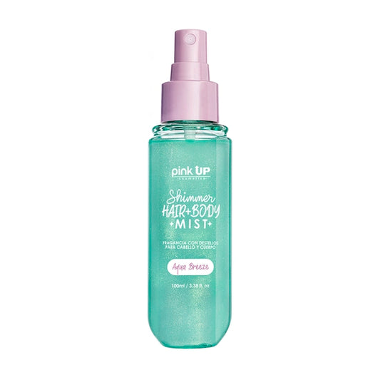 Body Mist + Shimmer Hair “Aqua Breeze” | Pink Up