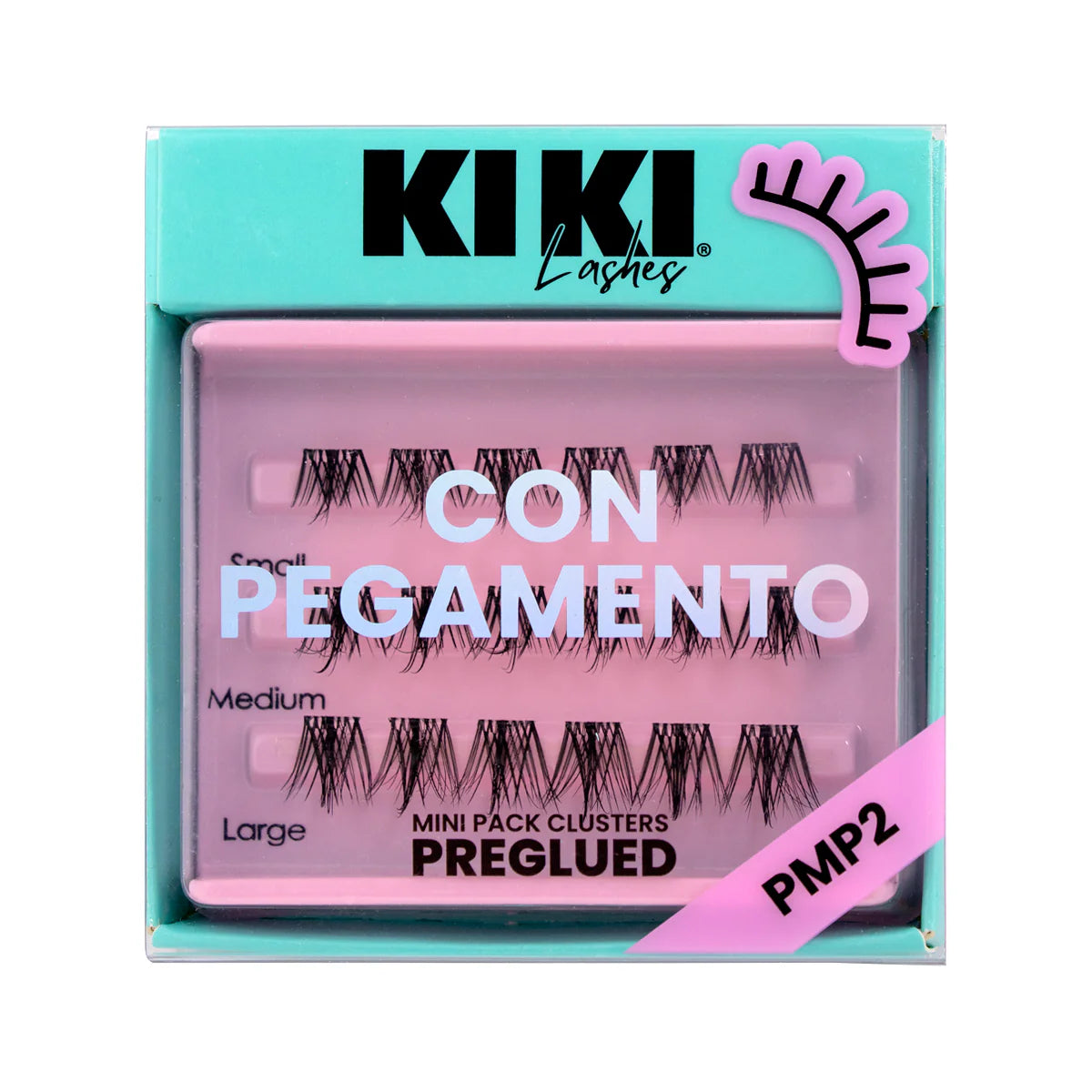 Mini Pack Clusters Con Pegamento - Kiki Lashes