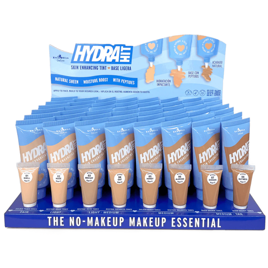 Gama de 8 pzs “Base de Maquillaje Hydrahit” Mod. 872HST - Italia Deluxe