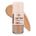 Gama de 10 pzs Base de maquillaje “Soft Matte” Italia deluxe