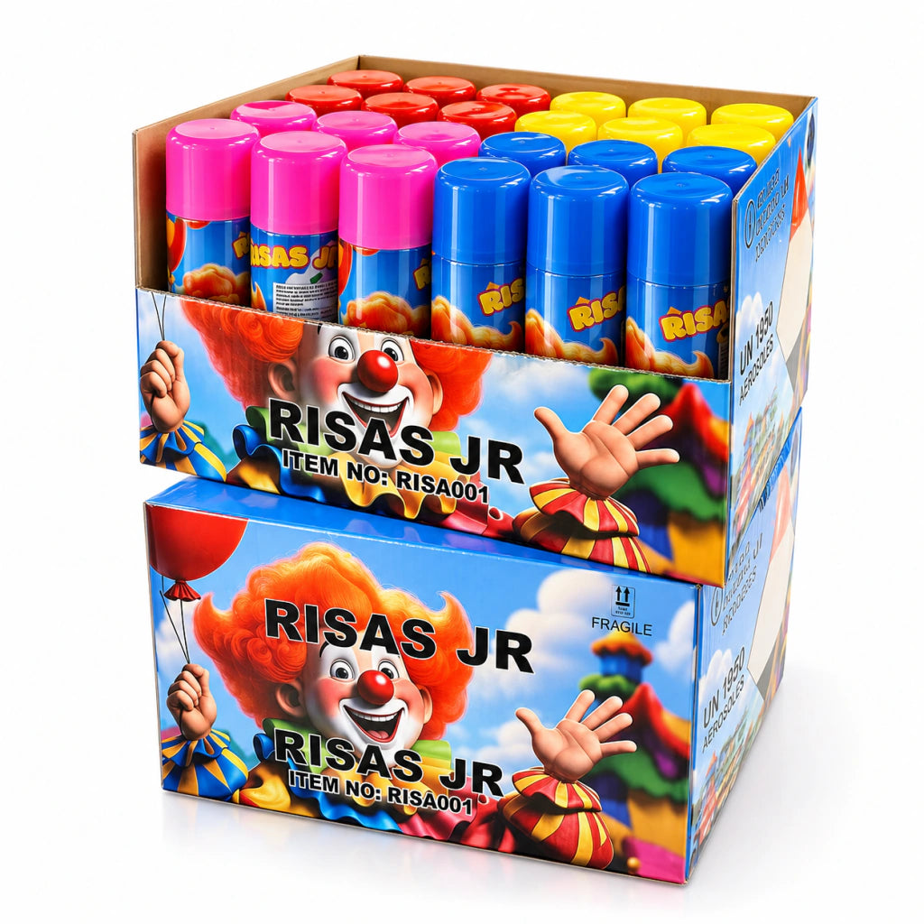 Caja 24 pzs Espuma - Risas Jr