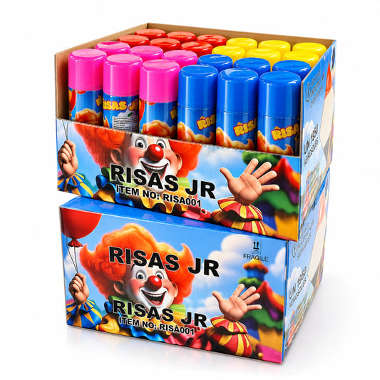Caja 24 pzs Espuma - Risas Jr