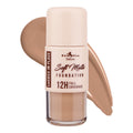 Gama de 10 pzs Base de maquillaje “Soft Matte” Italia deluxe