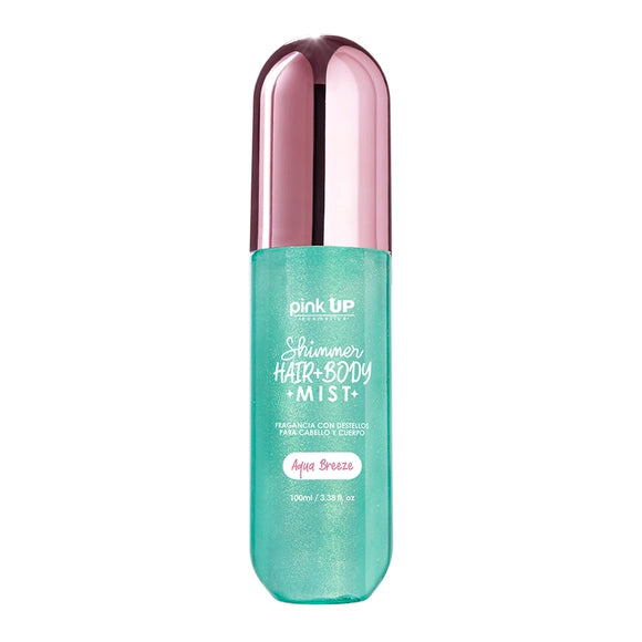 Body Mist + Shimmer Hair “Aqua Breeze” | Pink Up
