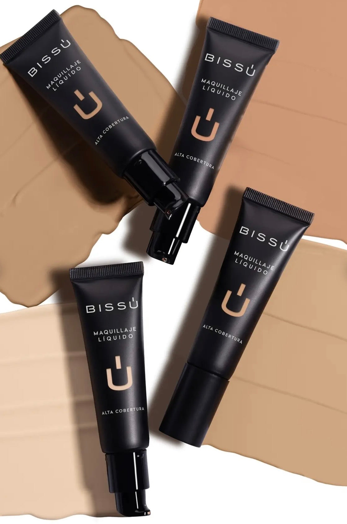 Maquillaje Liquido Alta cobertura - Bissu