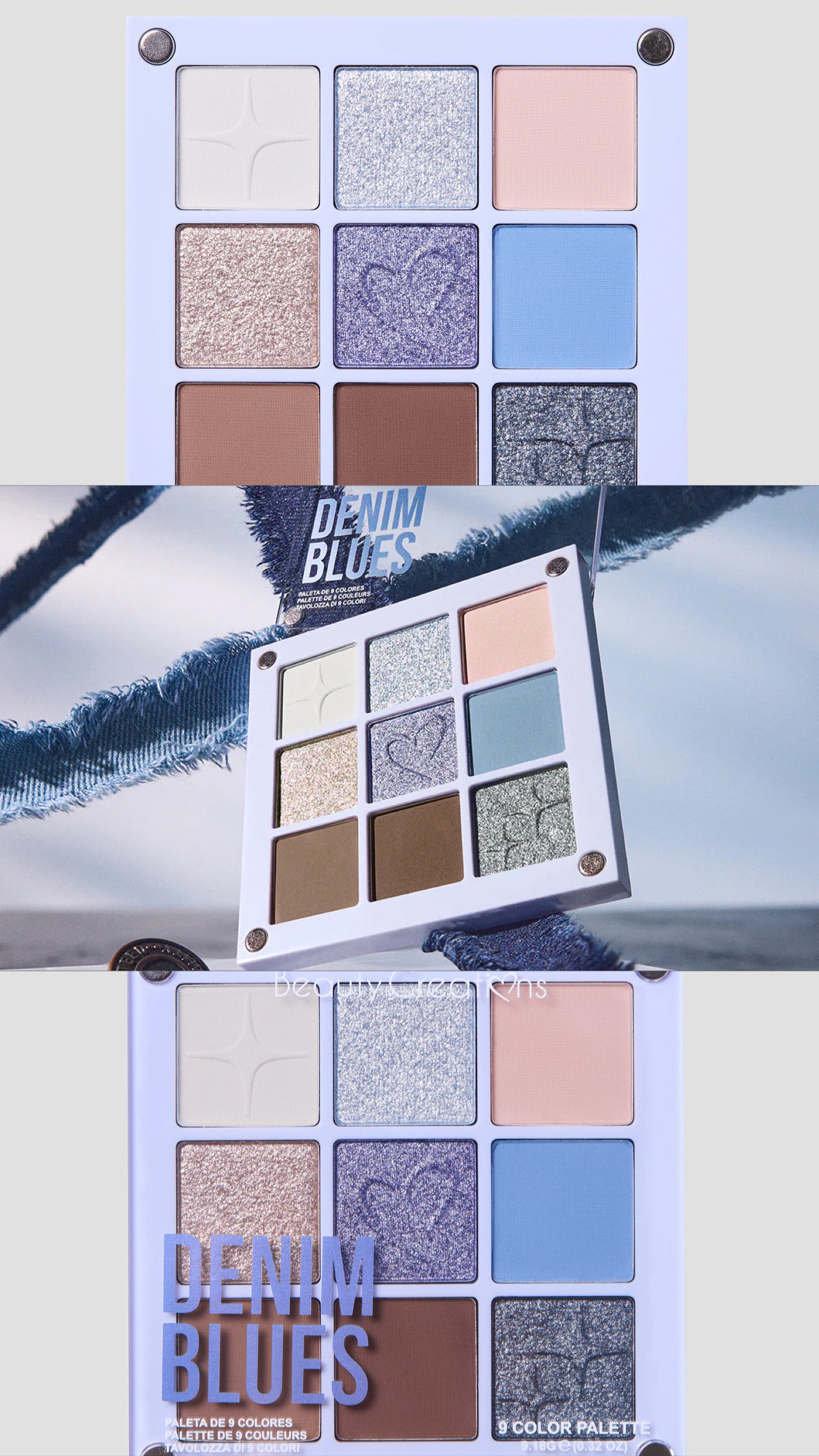 Paleta de Sombras Magneticas - Beauty Creations