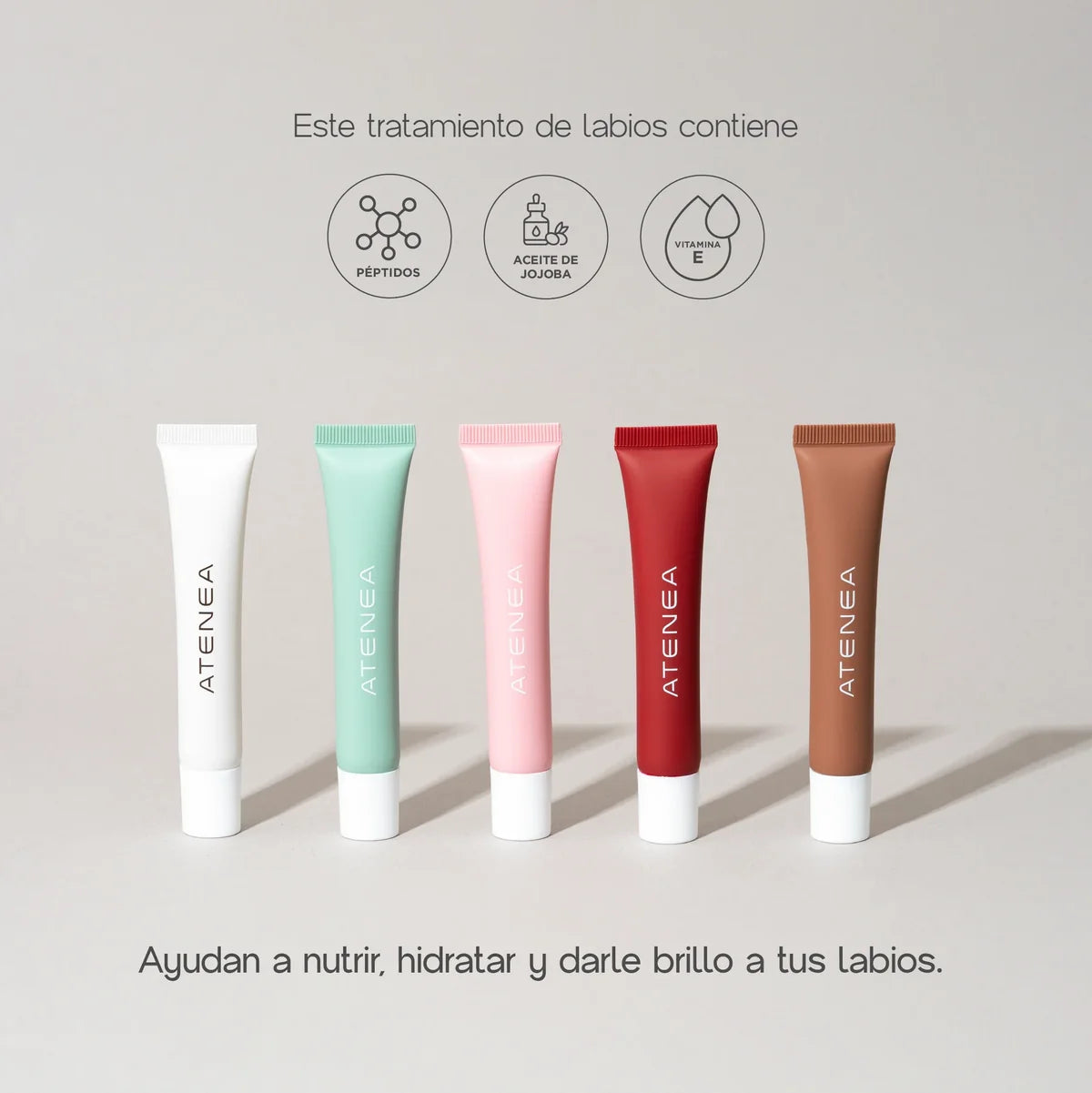 Bálsamo labial con Peptidos - Atenea