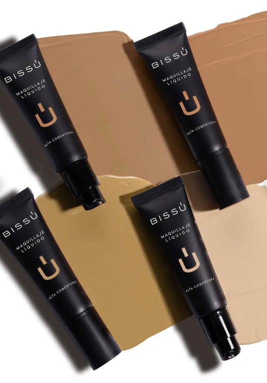 Maquillaje Liquido Alta cobertura - Bissu