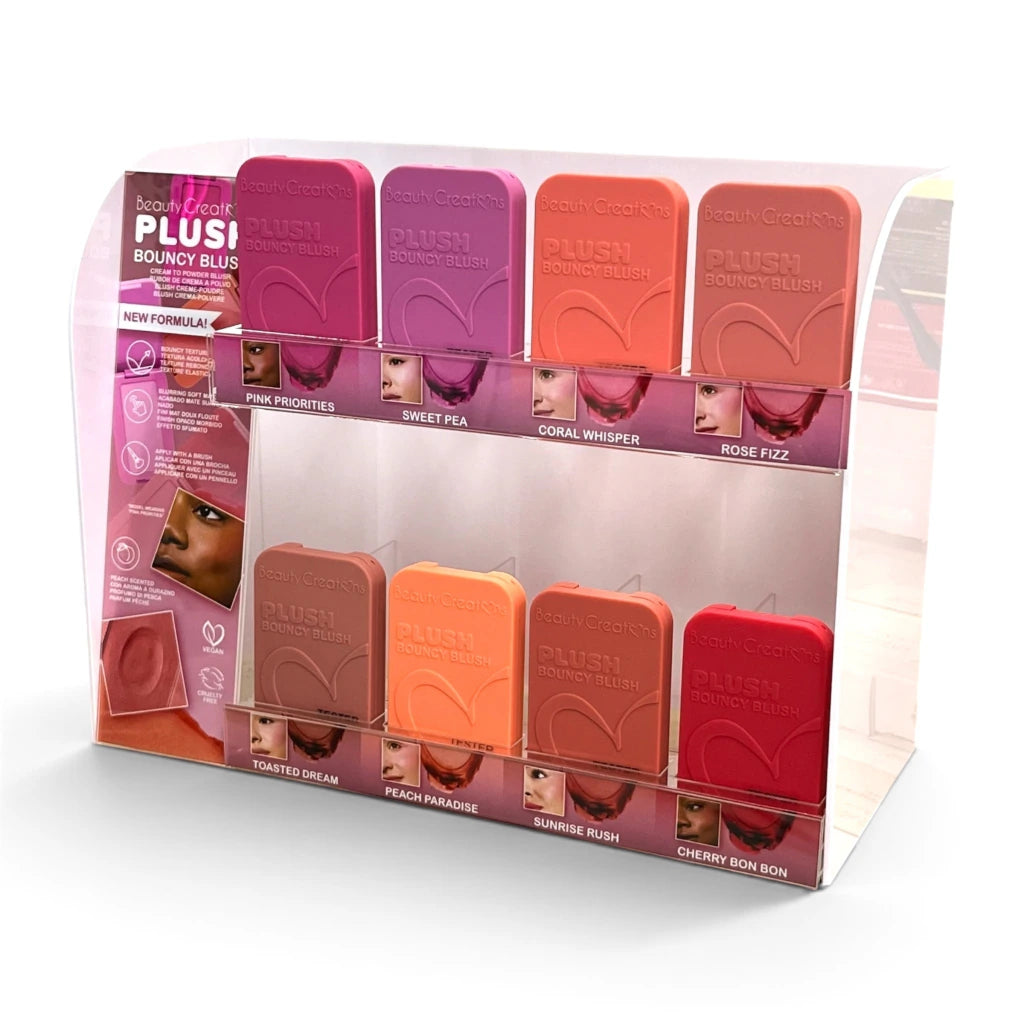 Display 48 pzs + 8 Tester “Rubor Bouncy” Colección Plush