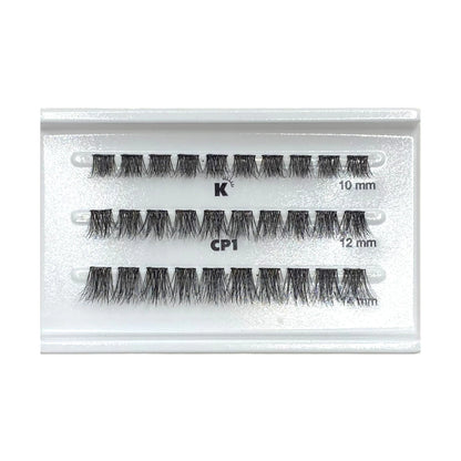 Set de Pestañas DIY 30 Clusters con Pegamento - Kiki Lashes