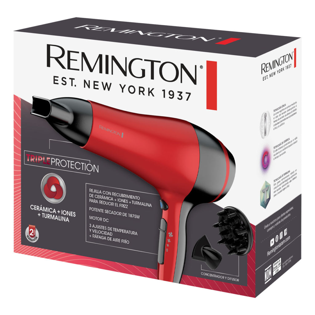 Secadora cabello #D3080 - Remington