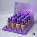 Display con 16 Piezas I Base de Maquillaje Hidratante - OS CXLXURS