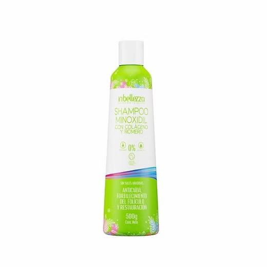 Shampoo Minoxidil con Colágeno y Romero -  In Bellezza