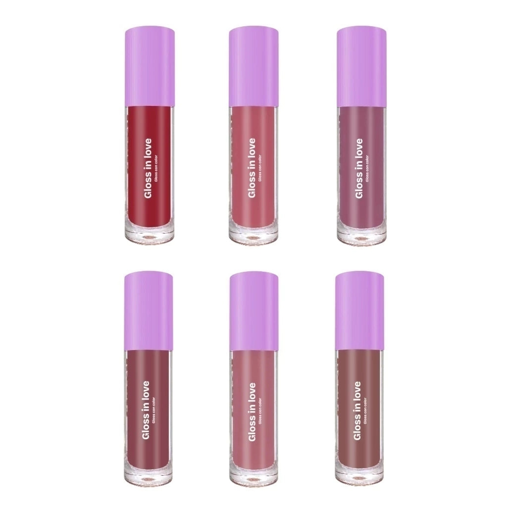 Gama de 6 Brillo Labiales ¨Gloss in Love¨- ANANDA