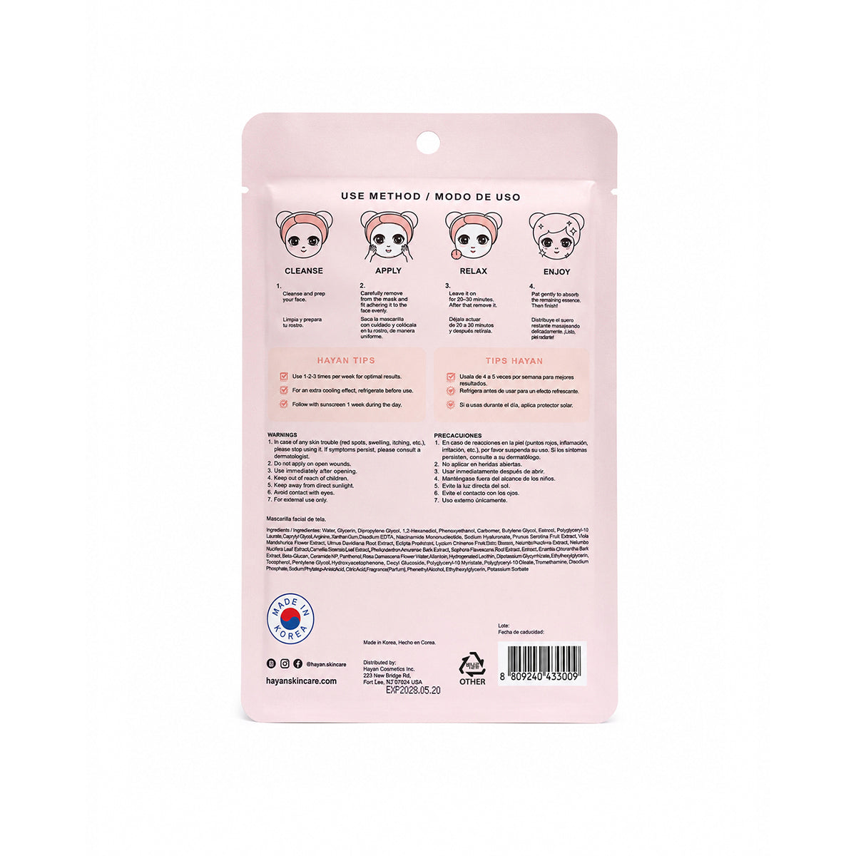 Mascarilla - Hayan Beauty