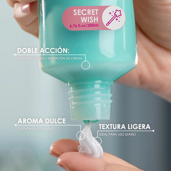 Loción Corporal en Gel/Crema "Secret Wish" Hidratante y Nutritiva - Pink Up