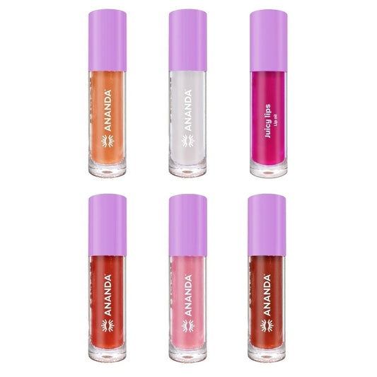 Gama de 6 Lip Oil ¯Juicy Lips¯ ANANDA