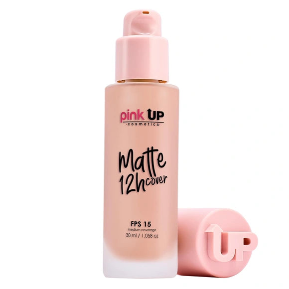 Maquillaje liquido Matte Cover 12 Hrs Pink Up