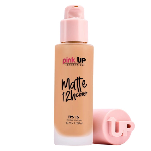 Maquillaje liquido Matte Cover 12 Hrs Pink Up
