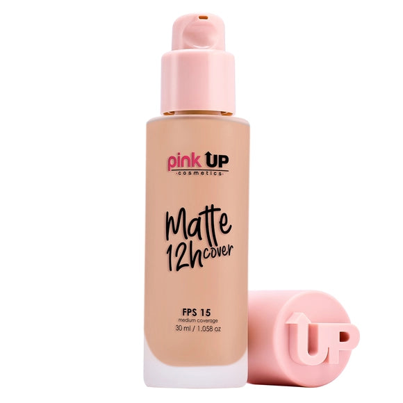 Maquillaje liquido Matte Cover 12 Hrs Pink Up
