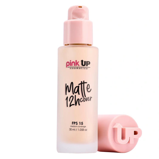 Maquillaje liquido Matte Cover 12 Hrs Pink Up