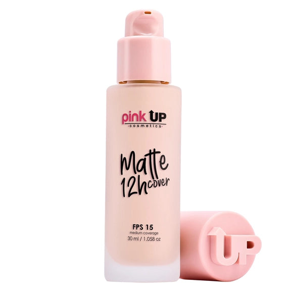 Maquillaje liquido Matte Cover 12 Hrs Pink Up