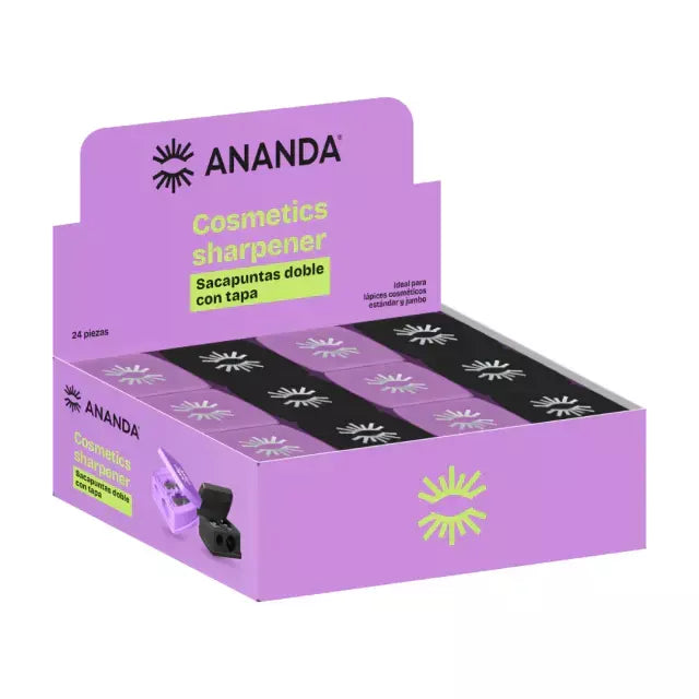 Sacapuntas Doble entrada con Tapa - ANANDA