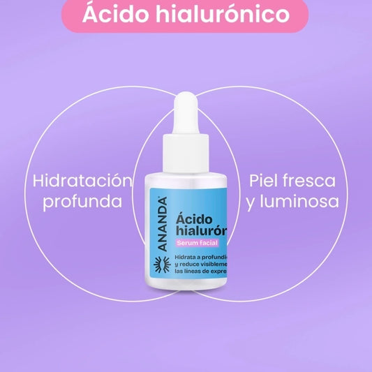 Serum Facial Acido Hialuronico Hidratante 30 ml ANANDA