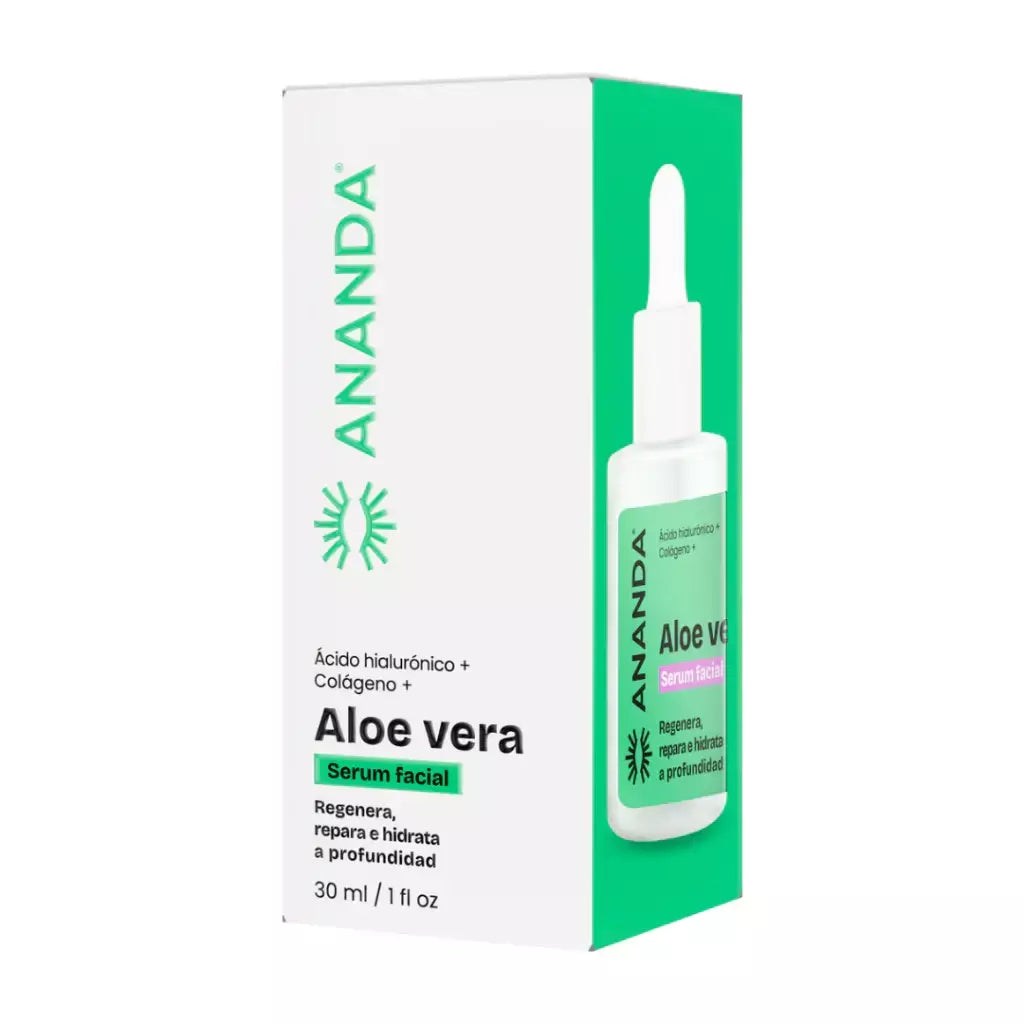 Serum Facial Aloe Vera Acido Hialuronico + Colageno - ANANDA