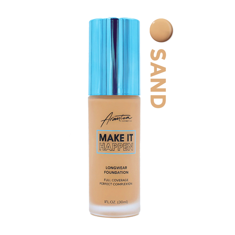 Maquillaje Liquido de Alta Coberturta Make It Happen - Arantza Cosmetics