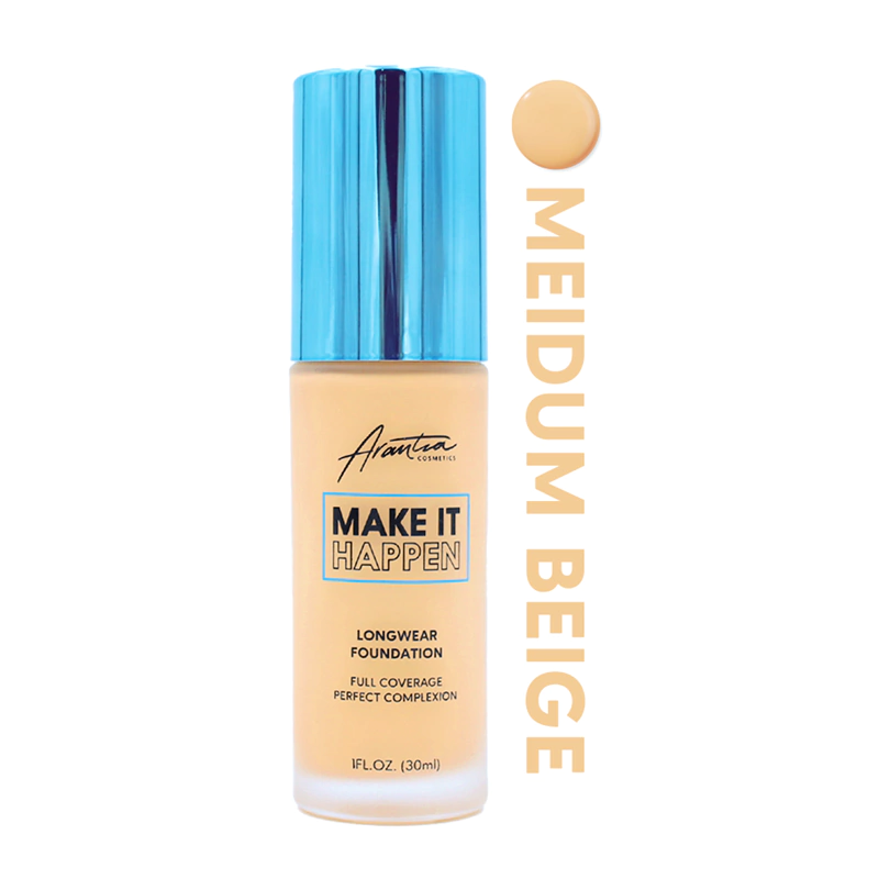 Maquillaje Liquido de Alta Coberturta Make It Happen - Arantza Cosmetics