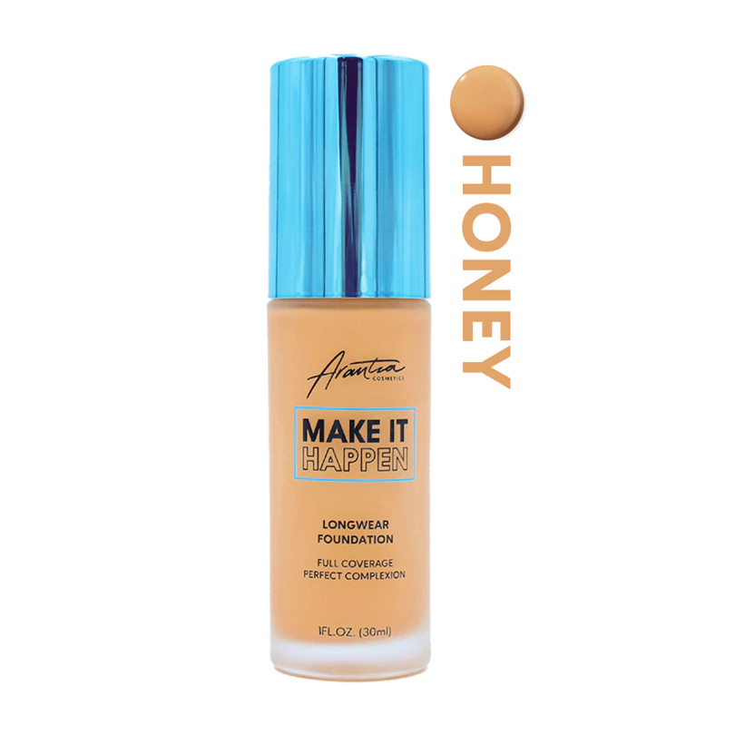 Maquillaje Liquido de Alta Coberturta Make It Happen - Arantza Cosmetics