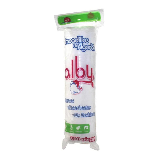 Almohadillas de algodón Alby