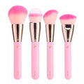 Set de 12 Brochas en Cosmetiquera Puffer Pink - Pink Up
