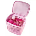 Set de 12 Brochas en Cosmetiquera Puffer Pink - Pink Up