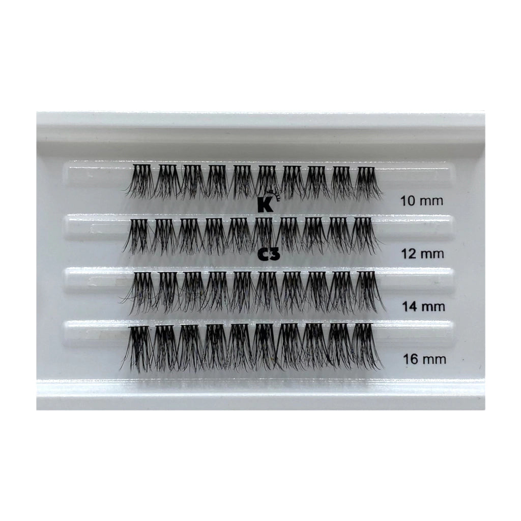 Set Pestañas Diy 40 Clusters - Kiki Lashes
