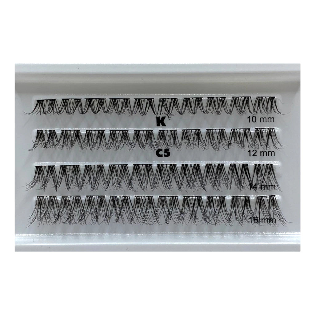 Set Pestañas Diy 40 Clusters - Kiki Lashes