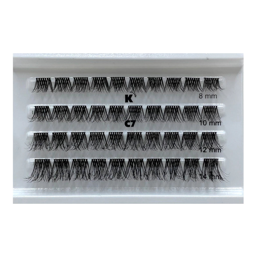 Set Pestañas Diy 40 Clusters - Kiki Lashes